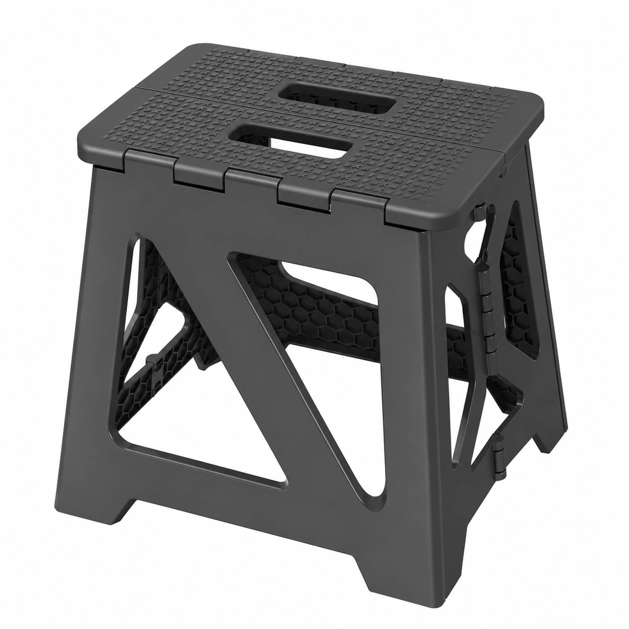 BLACKSPACE Klapphocker 33cm Höhe, Schwarz