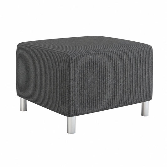 Moderner Cord-Sitzhocker Dover in verschiedenen Farben