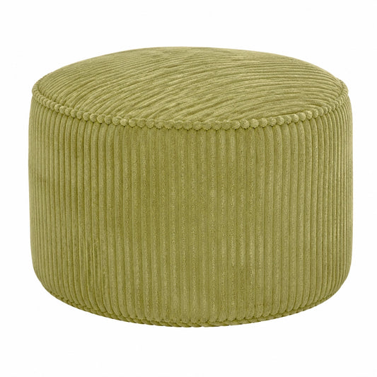 Grüner Sitzpouf mit EPS-Perlenfüllung, waschbar und weich, 45x25 cm – Perfekte Ergänzung zum Sitzsack für Kinder und Erwachsene