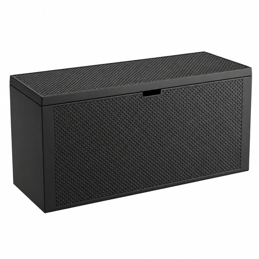 Koll Living Garten-Aufbewahrungsbox 270L - Wetterfest & Belüftet, Ideal für Kissen, Werkzeug & Spielzeug